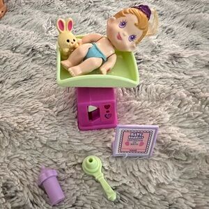 Vintage 1994 Kenner Baby Buddies Check Up Time Baby Doll and Accessories EUC